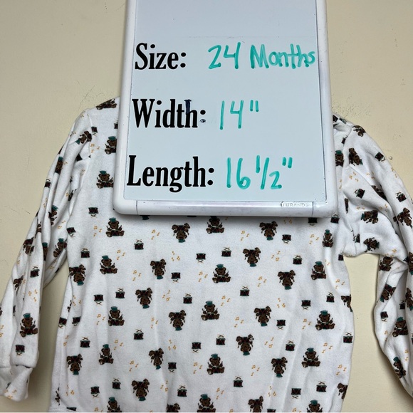 Vintage 2nd Step 24 Months Romper Outfit Bodysuit Teddy Bear Drummers - Picture 8 of 8